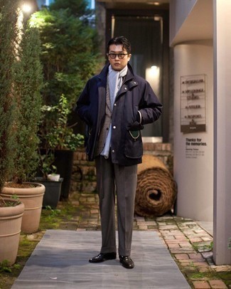 Как носить полевую куртку с пиджаком