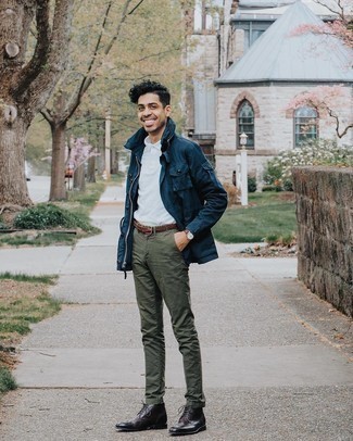 Как носить полевую куртку с ботинками броги