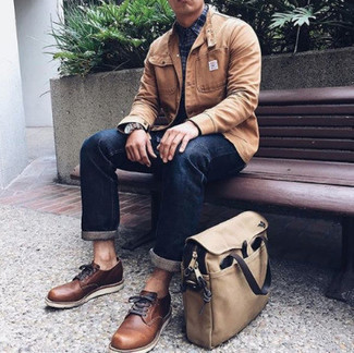 Как носить полевую куртку с туфлями дерби