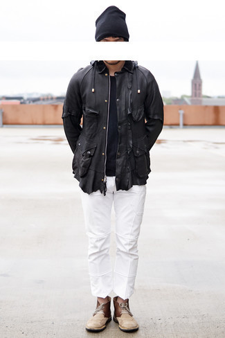 Как носить полевую куртку с ботинками дезертами