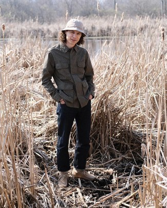 Как носить полевую куртку с ботинками дезертами