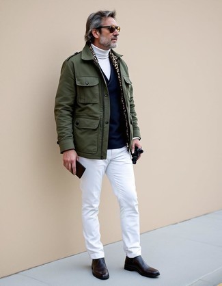 С чем носить полевую куртку