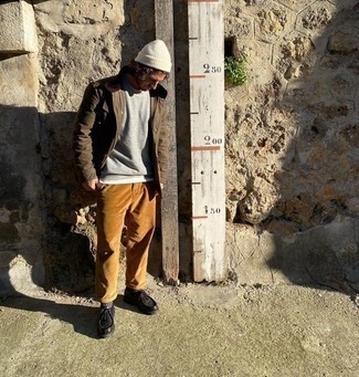 Как носить полевую куртку с свитшотем