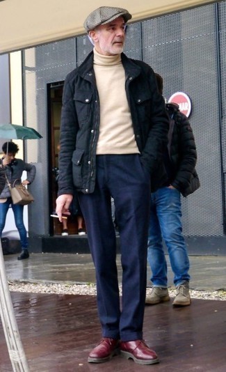 Как носить полевую куртку с водолазкой