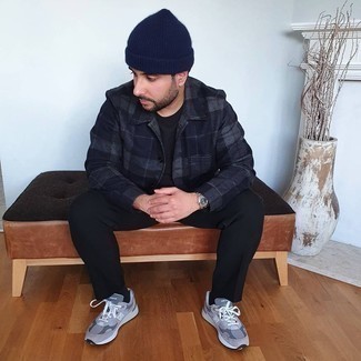 С чем носить фланелевую куртку-рубашку мужчине