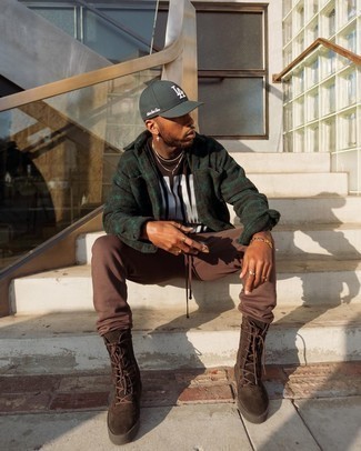 С чем носить флисовую куртку-рубашку мужчине