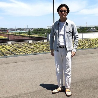 С чем носить сланцы мужчине