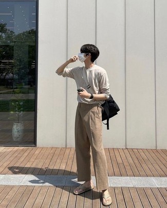 С чем носить сланцы мужчине