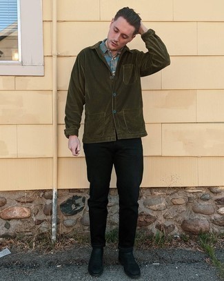 С чем носить рубашку с цветочным принтом мужчине