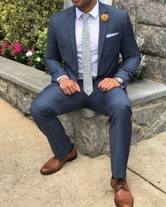 С чем носить галстук с цветочным принтом мужчине