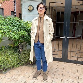 Как носить куртку без рукавов с дождевиком мужчине