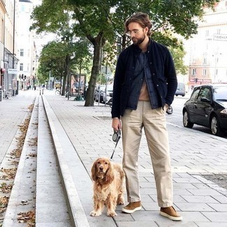 Как носить куртку без рукавов с слипонами мужчине