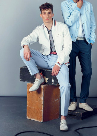 С чем носить ремень в мелкую клетку мужчине