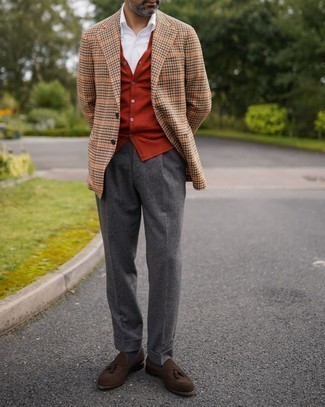 С чем носить куртку в мелкую клетку мужчине