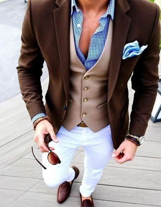 С чем носить рубашку в мелкую клетку мужчине