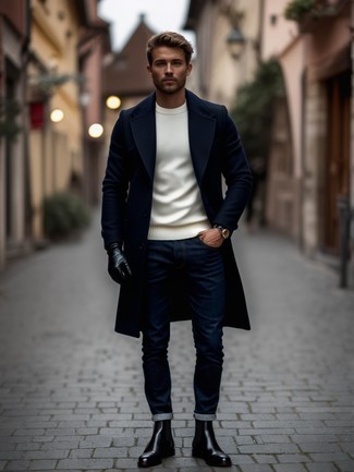 С чем носить перчатки мужчине