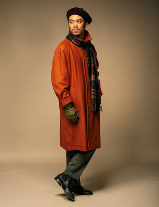 С чем носить перчатки мужчине