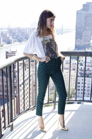 С чем носить золотой браслет