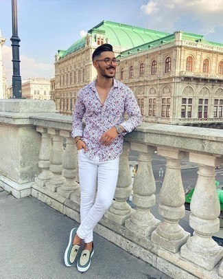 С чем носить зеленые туфли мужчине