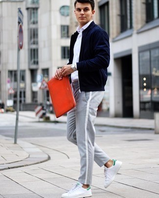 Какие бомберы носить с зелеными низкими кедами мужчине