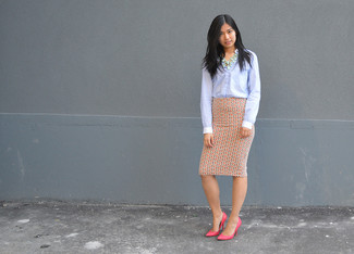 С чем носить зеленое колье