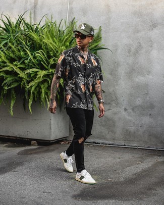 С чем носить зеленые кеды мужчине