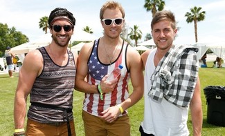 С чем носить зелено-желтые шорты мужчине