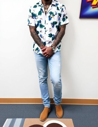 С чем носить зелено-желтые часы мужчине