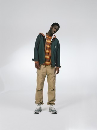 Какие куртки харрингтон носить с серыми кроссовками