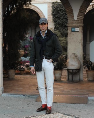 С чем носить серую бейсболку за 40 лет мужчине