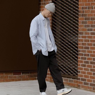 С чем носить серую шапку мужчине