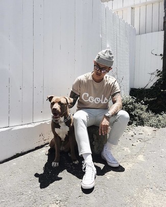 С чем носить серую шапку мужчине