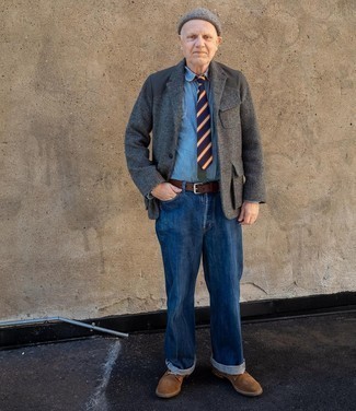 С чем носить серую шапку мужчине