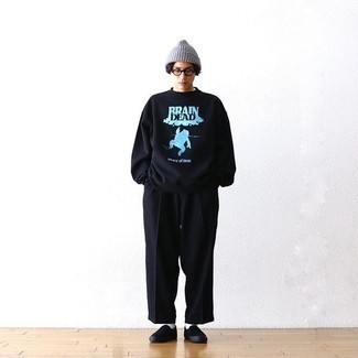 С чем носить серую шапку мужчине