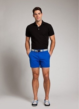 С чем носить серый ремень из плотной ткани мужчине