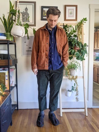 С чем носить серые слипоны из плотной ткани мужчине