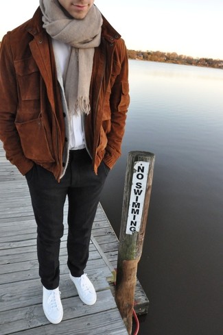 Какие бомберы носить с серым кардиганом мужчине