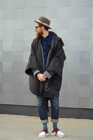 Какие монки с двумя ремешками носить с серым кардиганом