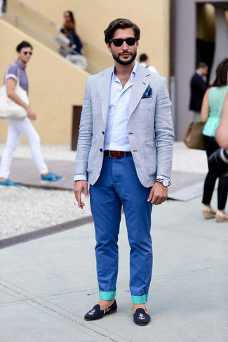 С чем носить серый пиджак в клетку в 30 лет мужчине