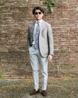 С чем носить серый пиджак в клетку в 30 лет мужчине