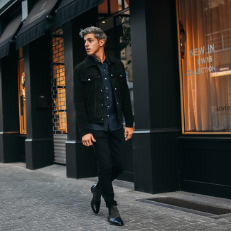 Какие брюки чинос носить с серыми ботинками челси