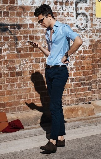 Какие брюки чинос носить с серыми туфлями дерби