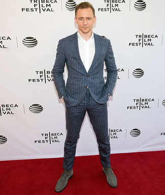 С чем носить серые туфли дерби