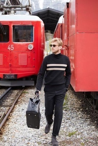 Какие брюки чинос носить с серыми ботинками дезертами