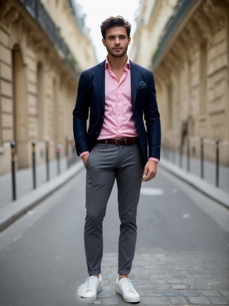 Какие пиджаки носить с серыми классическими брюками мужчине