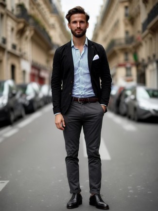 Какие броги носить с серыми классическими брюками