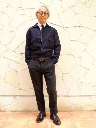 Какие броги носить с серыми классическими брюками