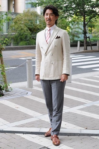 Какие монки носить с серыми классическими брюками