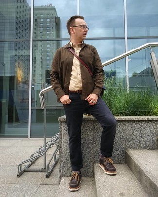 С чем носить серые носки с жаккардовым узором мужчине