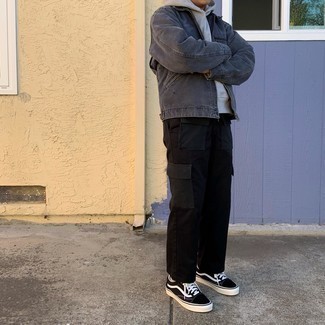 С чем носить серую куртку харрингтон